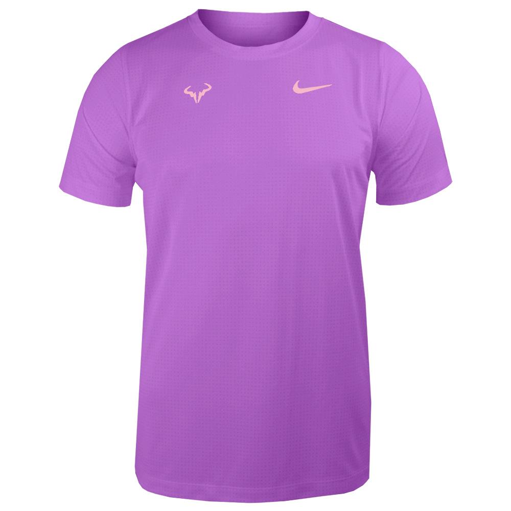Nike Boys Rafa Tee - Wild Berry/Elemental Pink、mySite、neckold