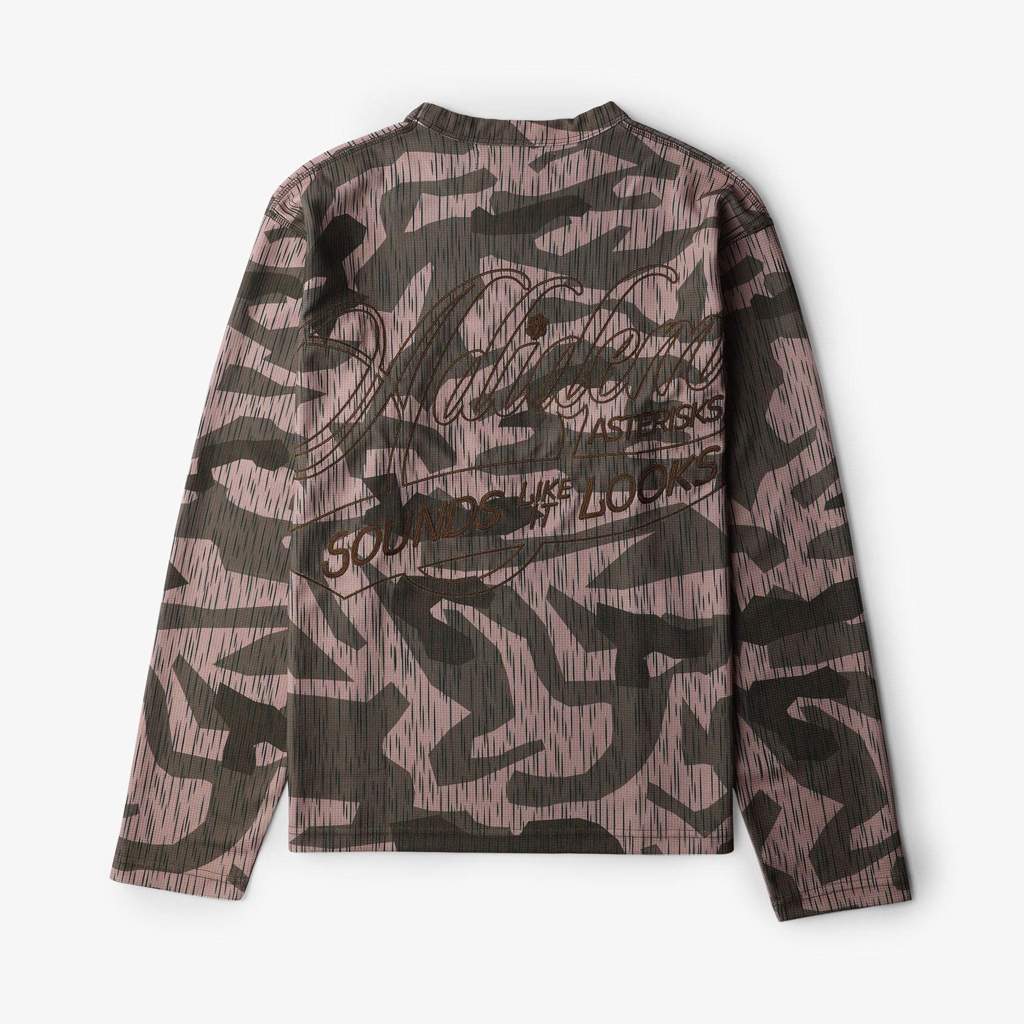  Adidem Asterisks Chainstitch Cursive Script Thermal / Green Camo、mySite、merchandisen