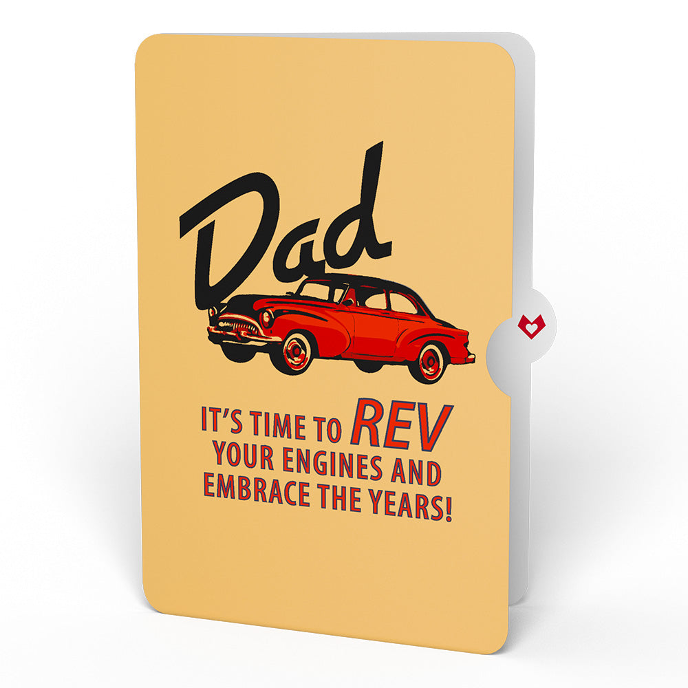 Classic Car Birthday Pop-Up Card and Sentiment Set for Dad、mySite、solidvoid