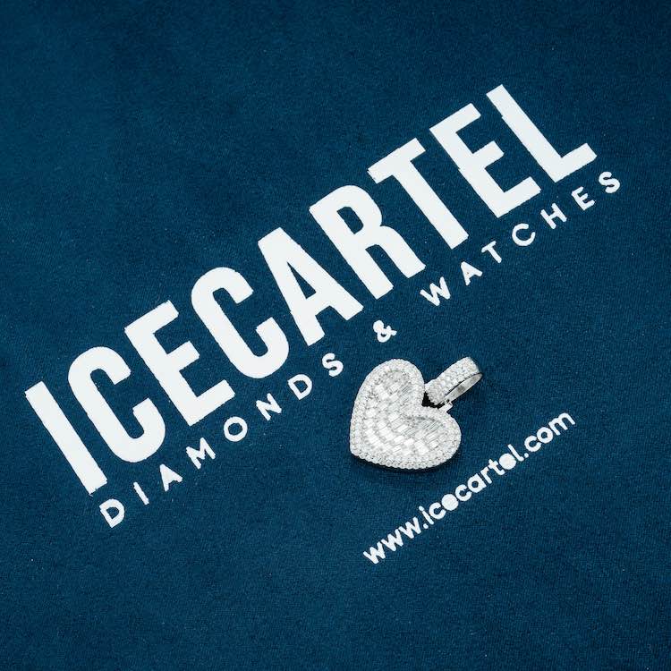 Moissanite Heart Pendant 14K Gold、mySite、hinf8tx79