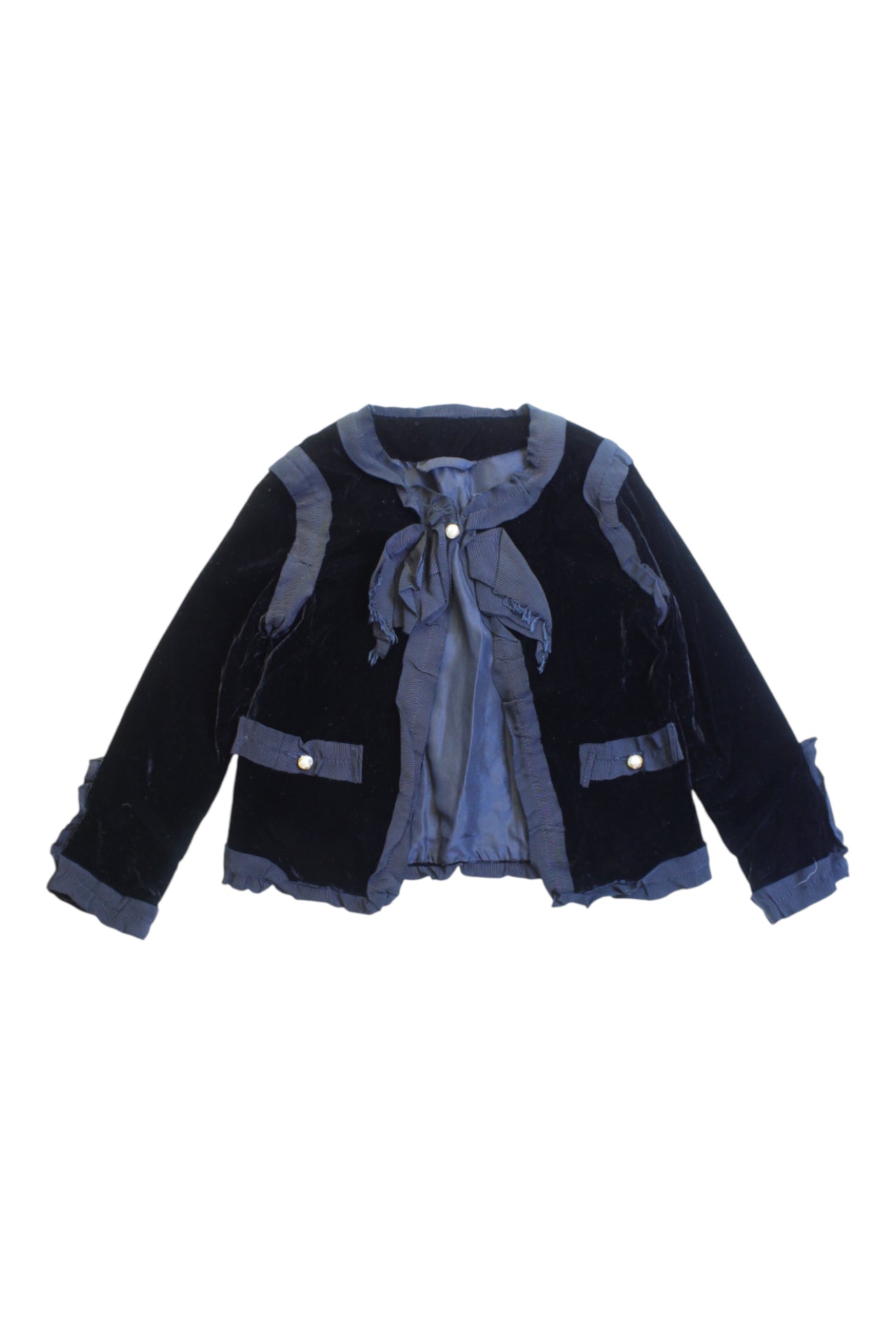 Lanvin Petite Velvet Blazer 4T、mySite、g9winljtr