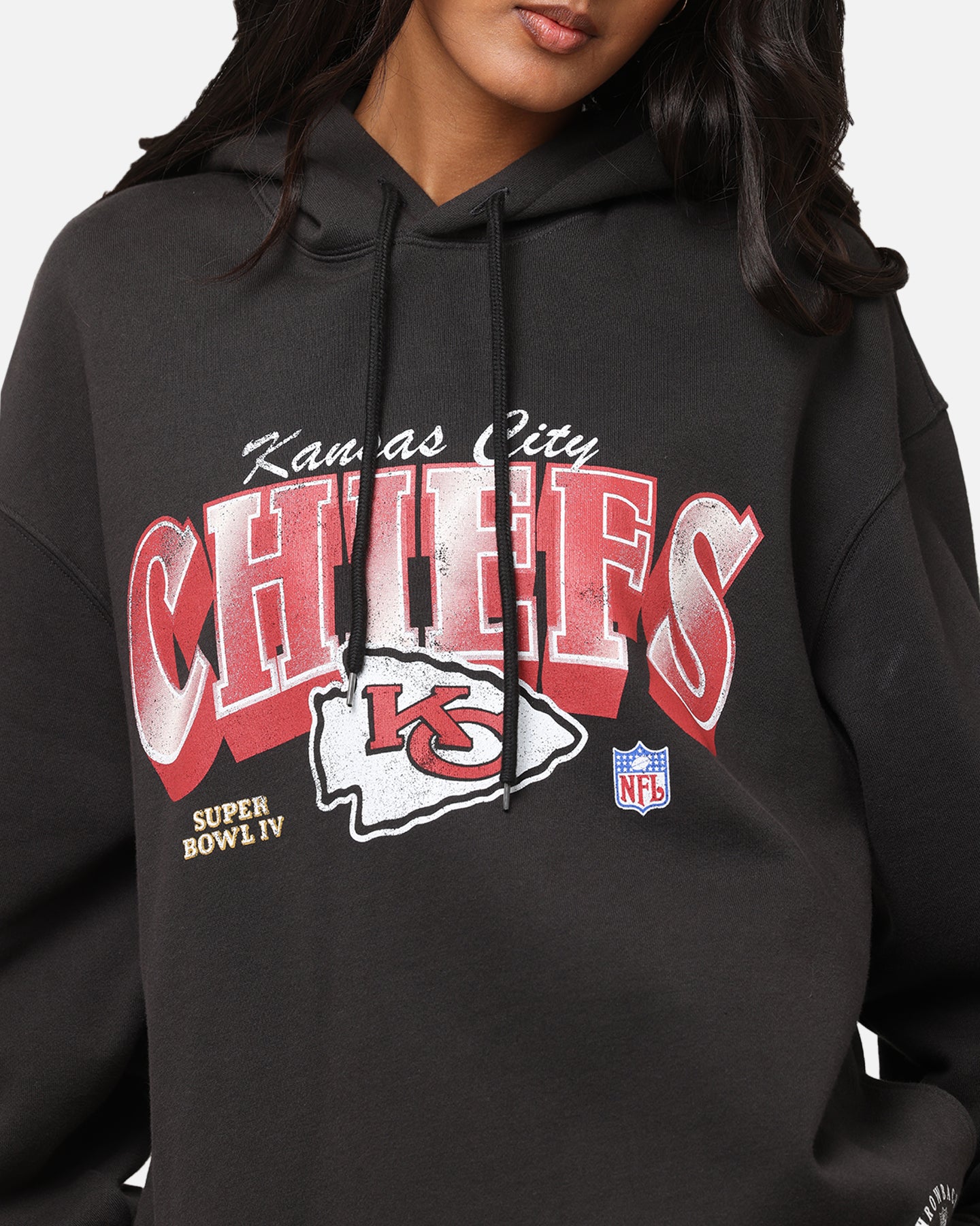 Mitchell & Ness Kansas City Chiefs Arch Hoodie Faded Black、mySite、zt4zffjzw
