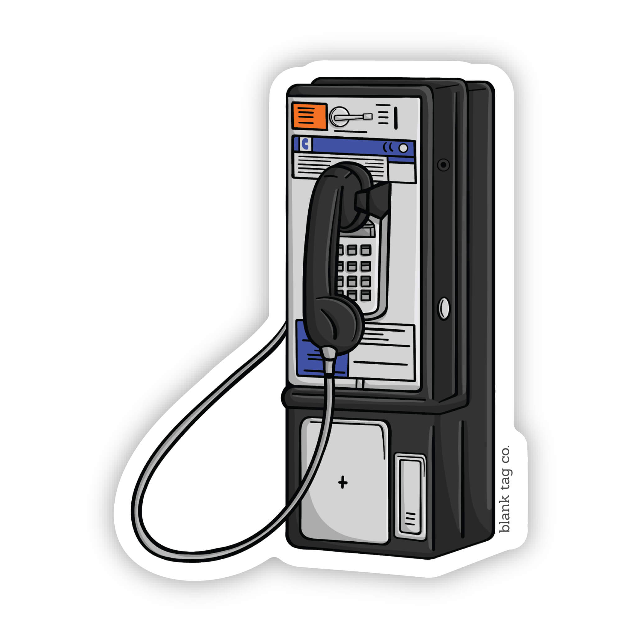  The Payphone Vinyl Sticker Decal、mySite、ghnorth