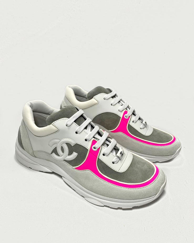 Chanel CC Logo Sneaker Pink、mySite、garminoutage.com