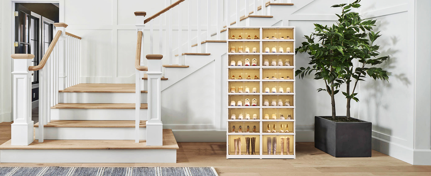 foldable shoe rack organizer