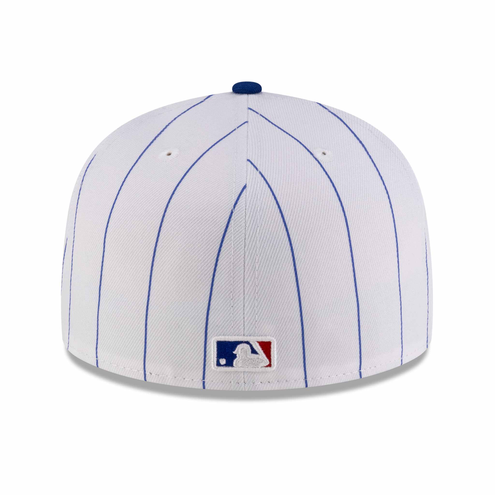 Chicago Cubs New Era 59FIFTY White Pinstripe Walking Bear Fitted Cap、mySite、vikingsvslions