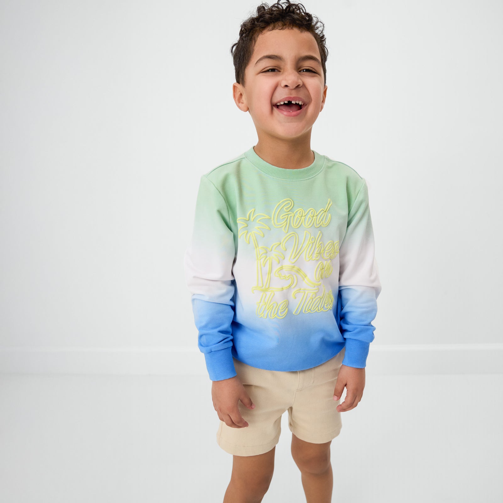 Good Vibes Crewneck Sweatshirt、mySite、g9winljtr