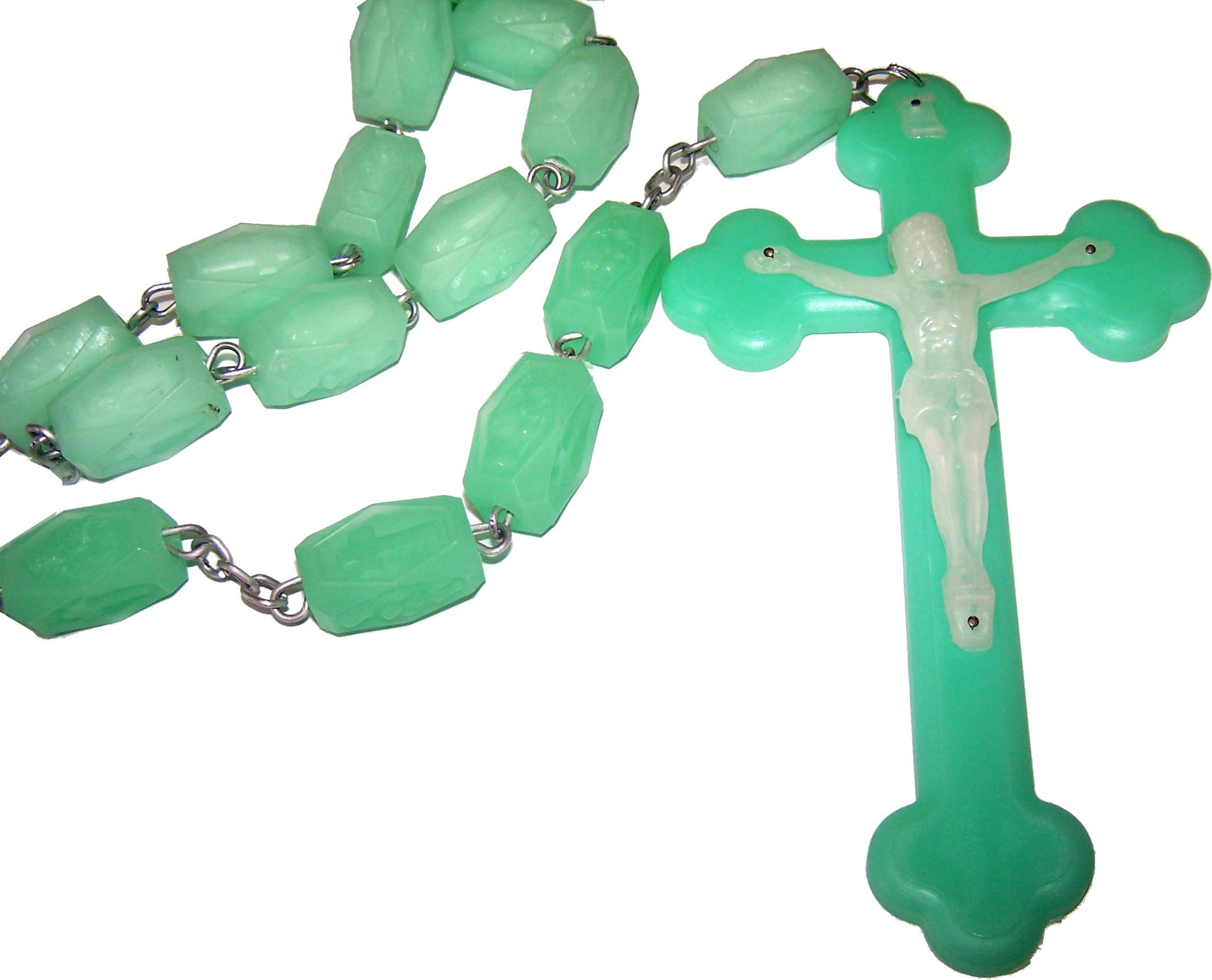  Phosphoric - Phosphorus Holy Rosary (160 cm or 63) Luminous - Light in The Dark Wall Rosary、mySite、elrpsem3k