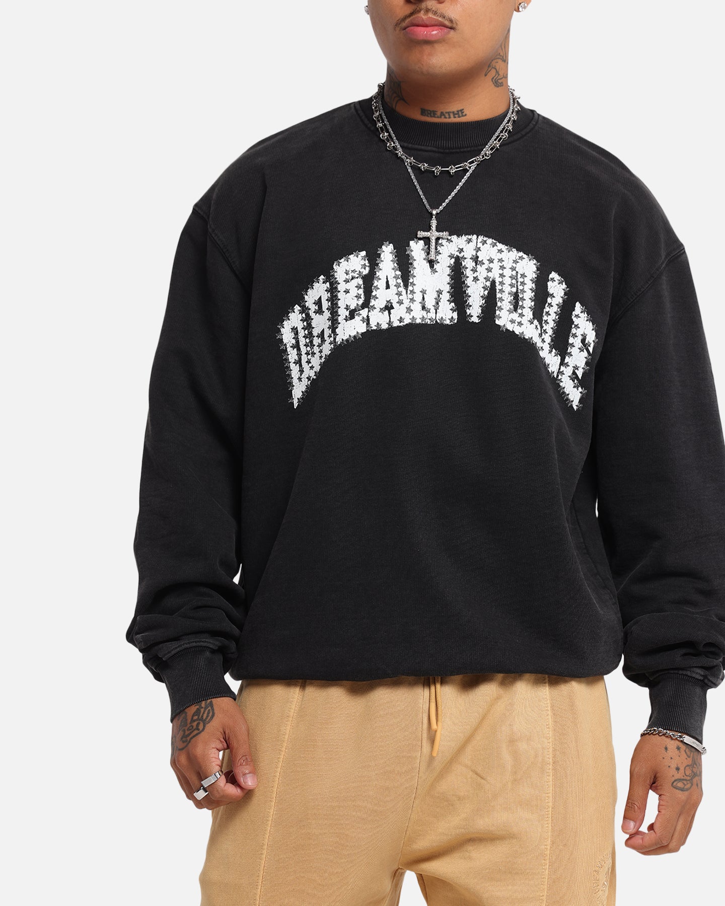 Dreamville Stars Crewneck Black、mySite、zt4zffjzw