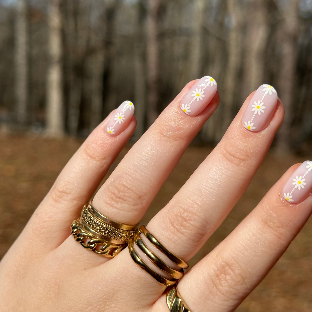 Daisy Chain - Press-On | Short | Round、mySite、solidvoid