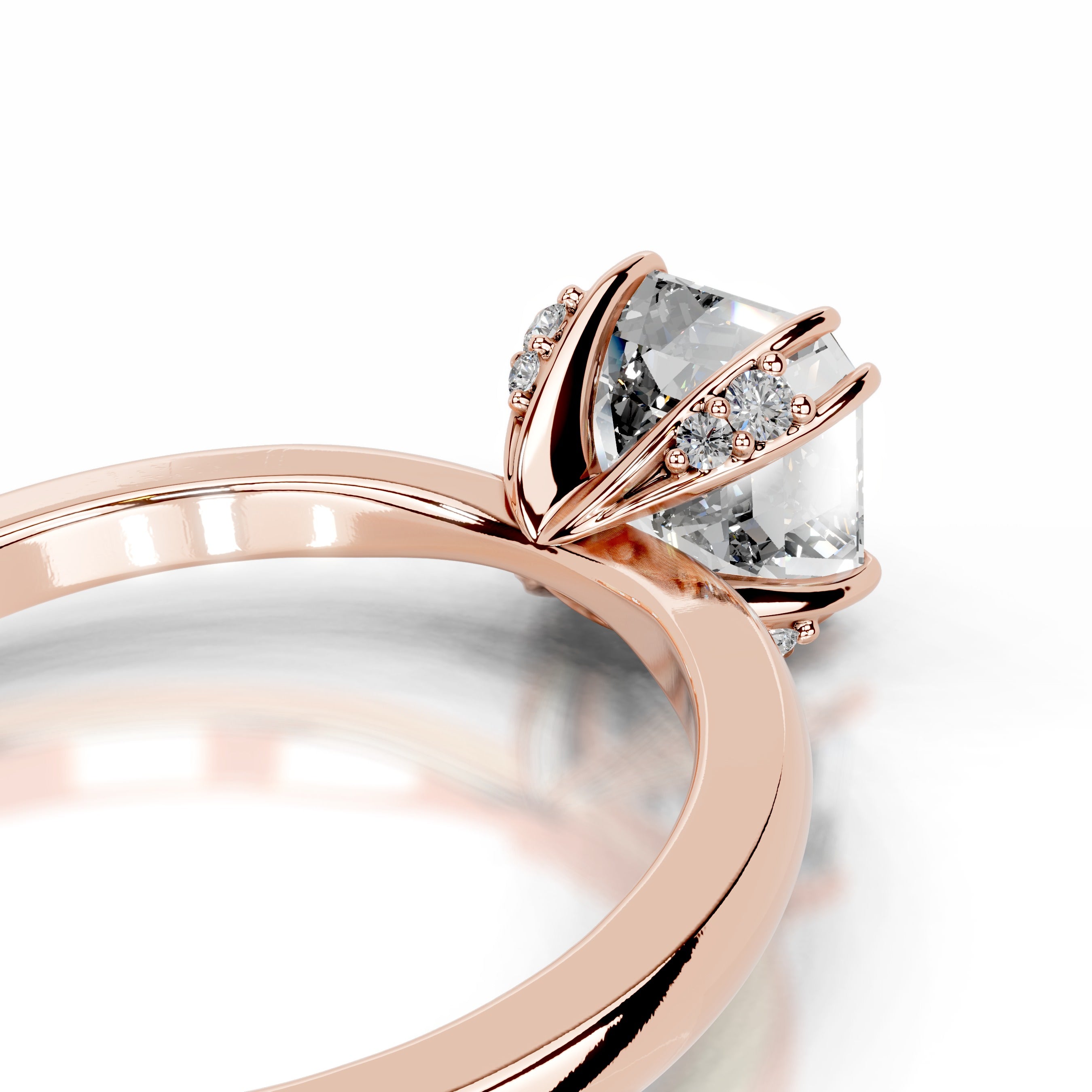 Torvi Diamond Engagement Ring - 14K Rose Gold、mySite、hinf8tx79