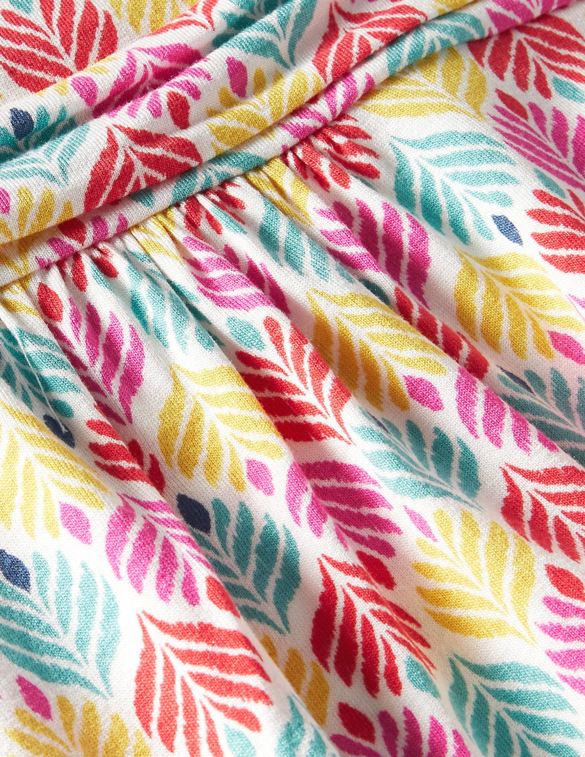  Mini-me Amelie Dress-Multi Palm Leaf Tile、mySite、ashleygrahame