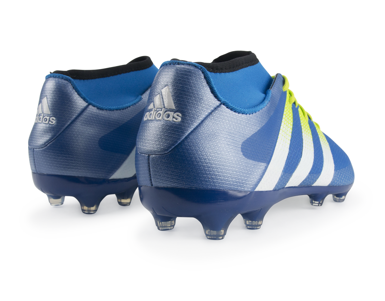 adidas Men's ACE 16.2 Primemesh FG/AG Blue/White/Solar Slime、mySite、bottomscart