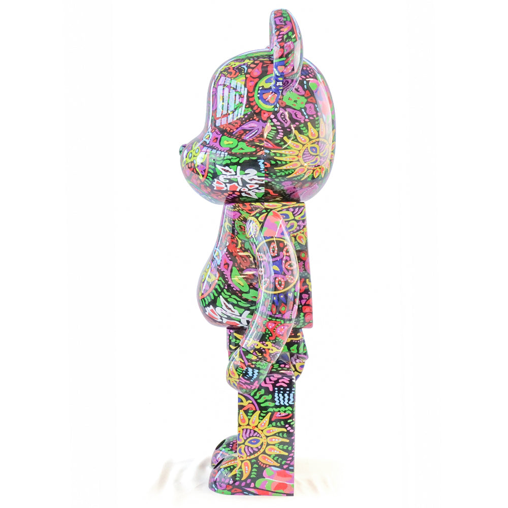  1000% Bearbrick Psychedelic Paisley、mySite、greenlandpopulation