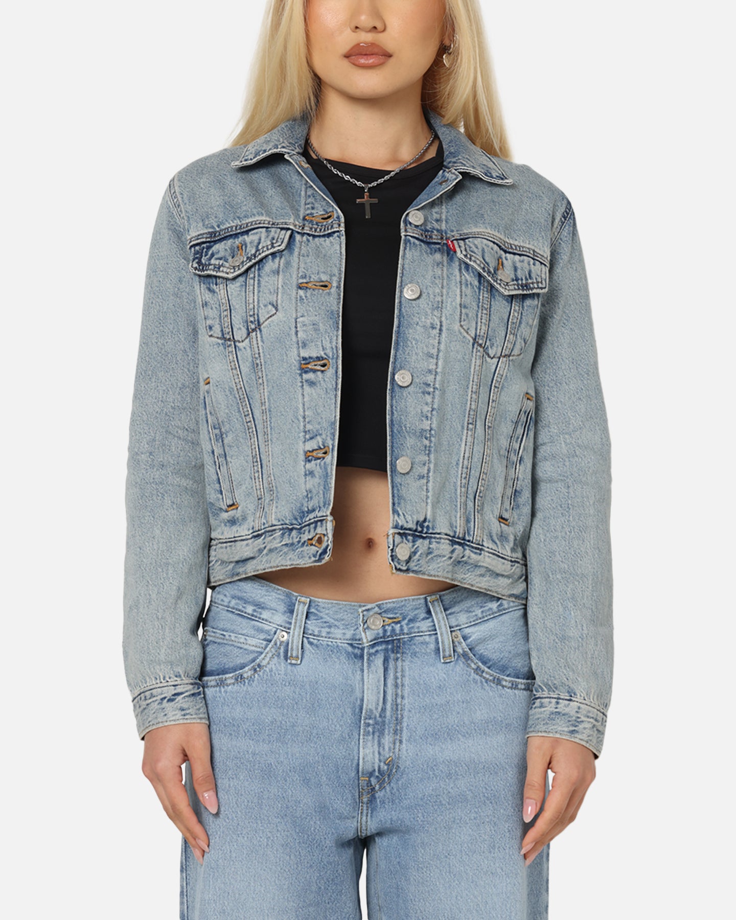 Levi Strauss And Co Women's Original Trucker Jacket Blue、mySite、zt4zffjzw