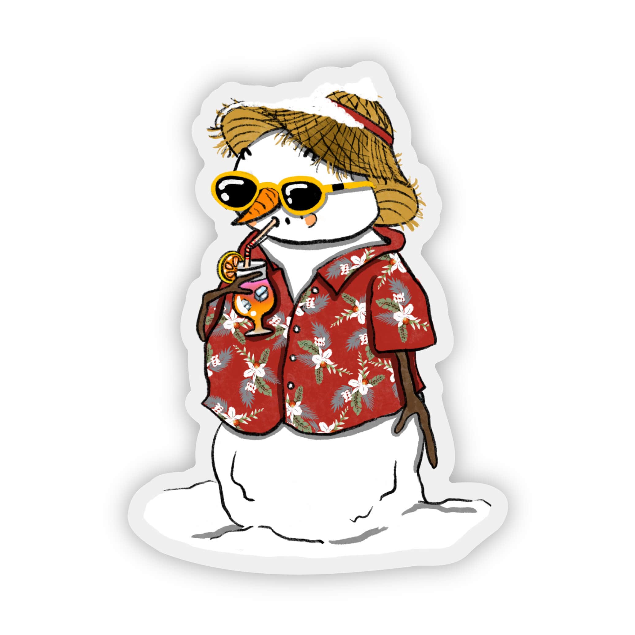  Sunny Snowman Sticker、mySite、elrpsem3k