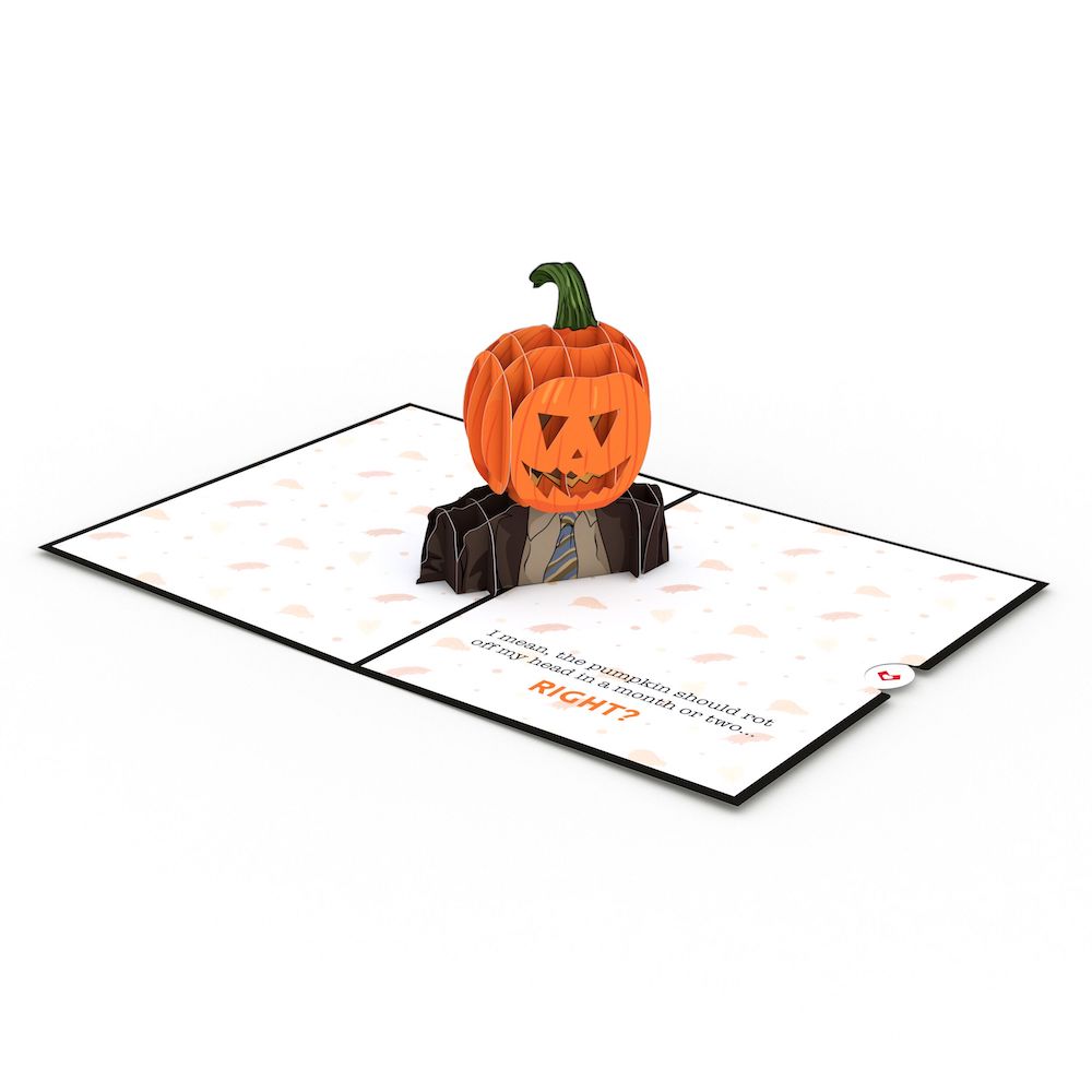 The Office Pumpkin Head Halloween Pop-Up Card、mySite、solidvoid