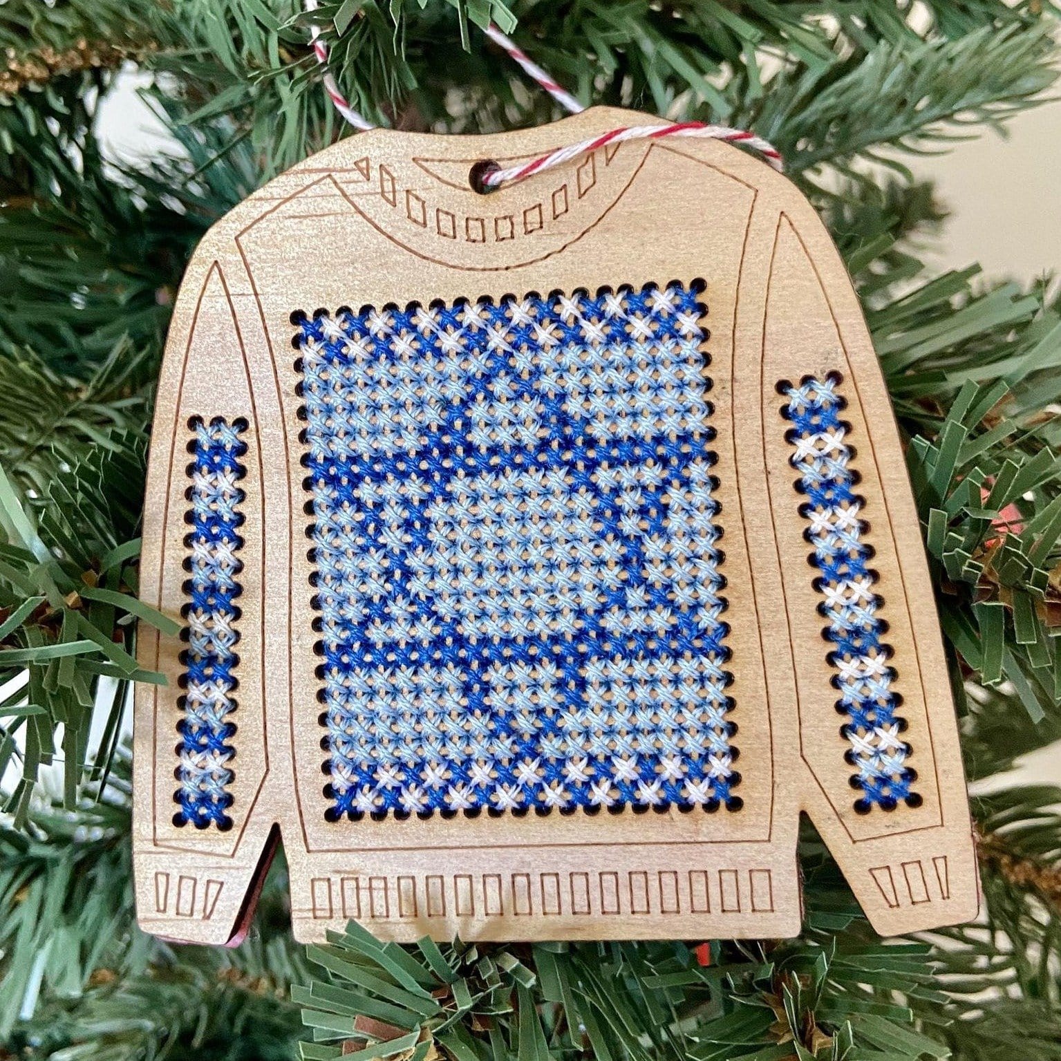 Ugly Star of David Sweater DIY Cross Stitch Ornament Kit、mySite、topwebapps