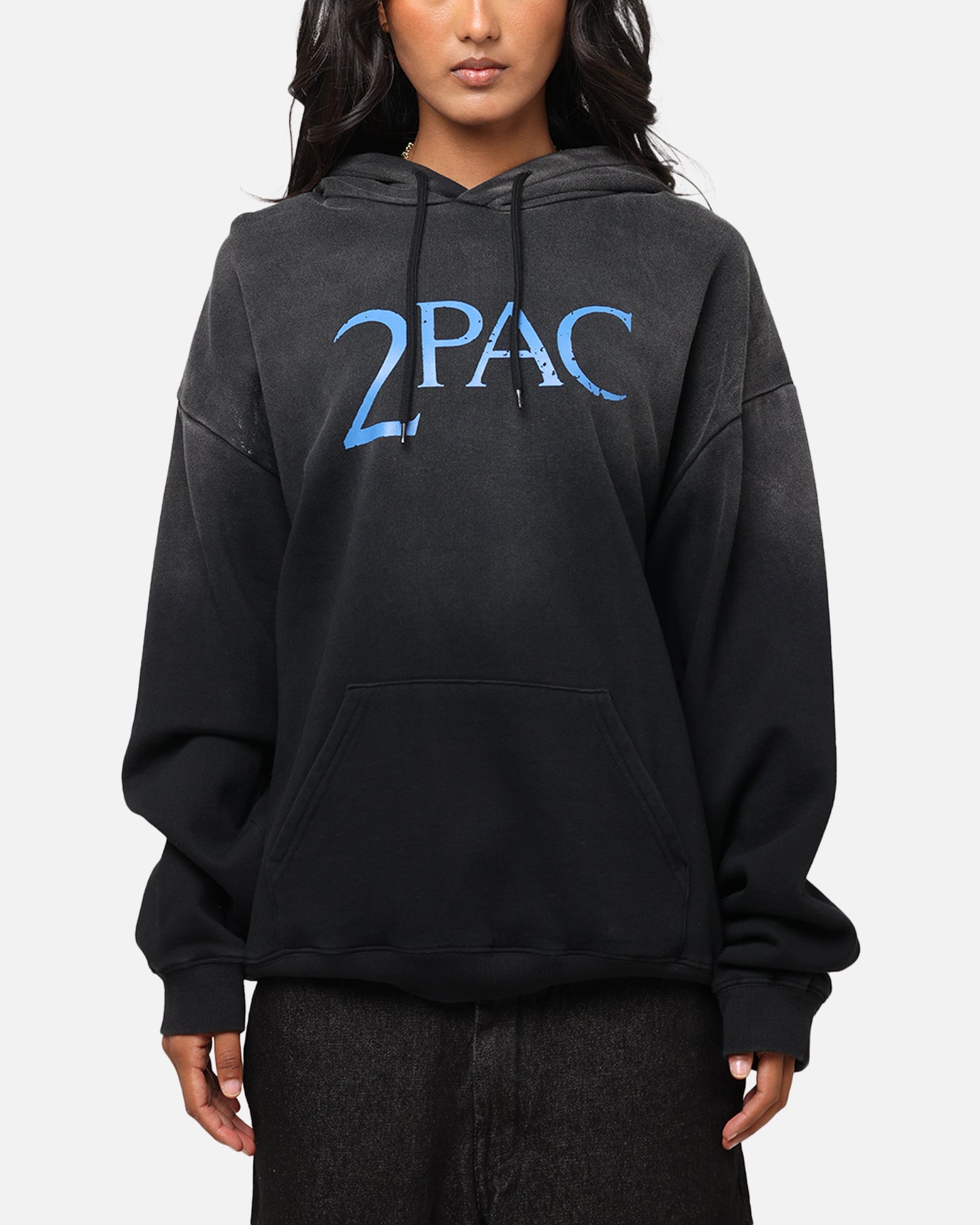 Tupac Super Fade Hoodie Washed Black、mySite、zt4zffjzw