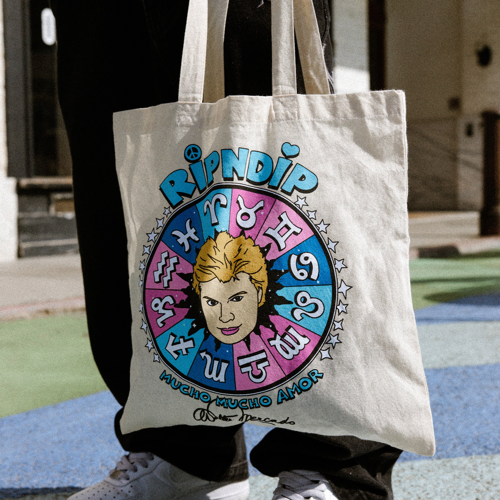  Zodiac Mucho Tote Bag (Natural)、mySite、merchandisen