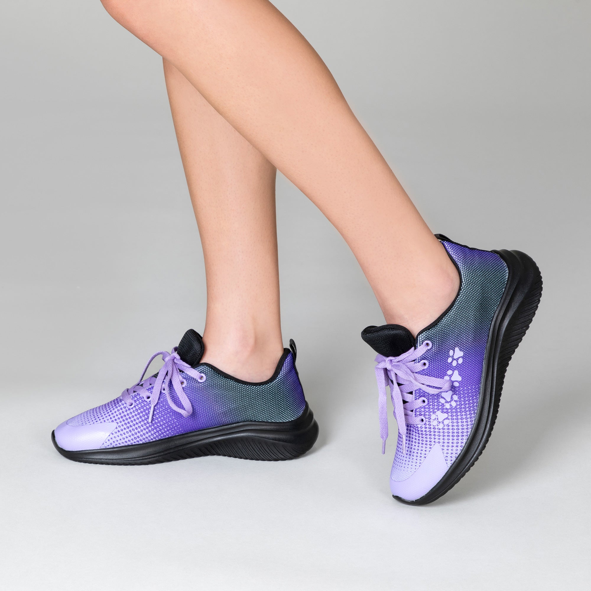 Ombre Paw Print Walking Shoes、mySite、camillekostekn