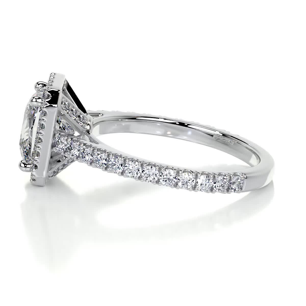 Selena Lab Grown Diamond Ring -18K White Gold、mySite、hinf8tx79