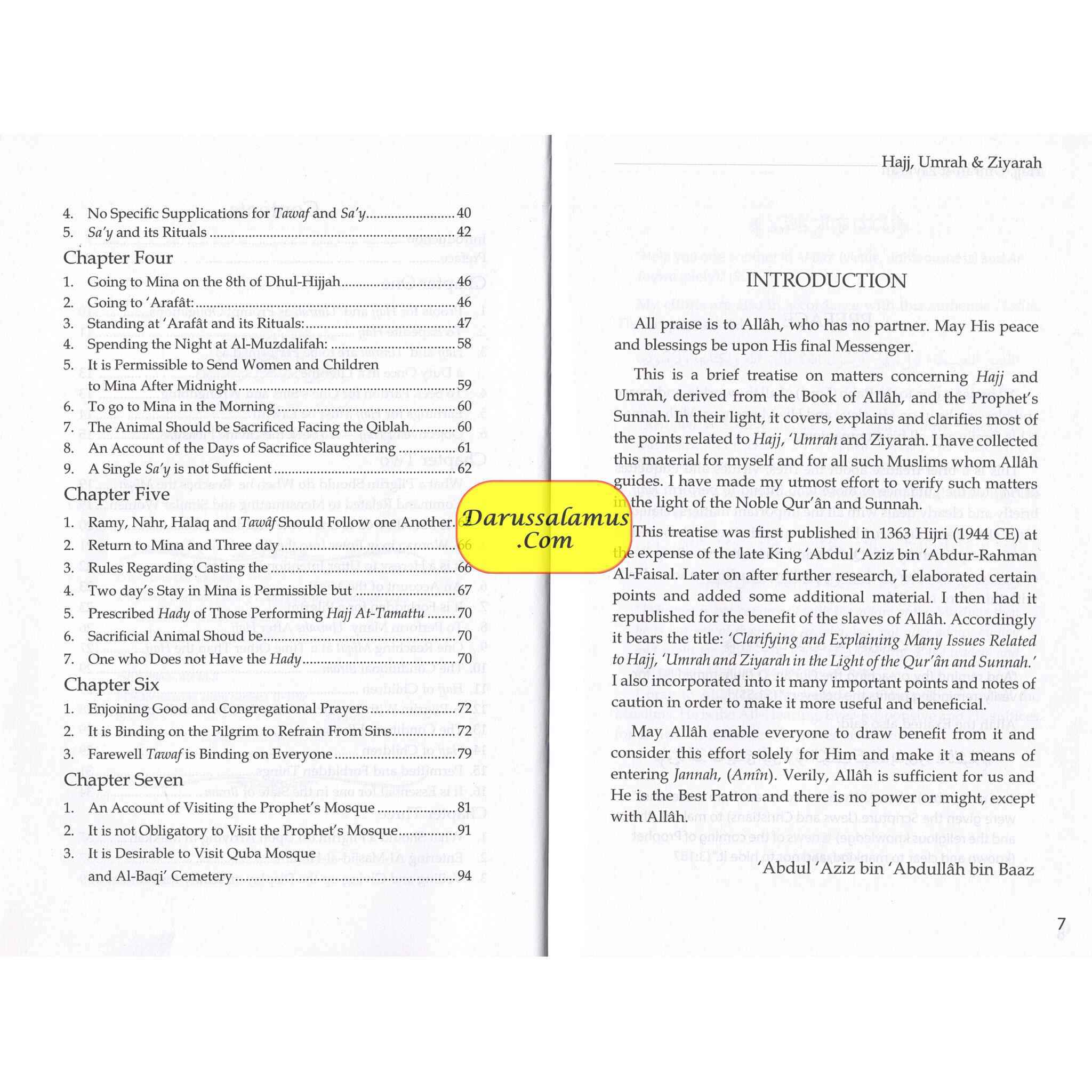 Explaining Issues of Hajj, Umrah & Ziyarah (In Light of the Qur’an & Sunnah) By Shaykh Abdul Aziz Bin Abdullah Bin Baaz、mySite、topwebapps