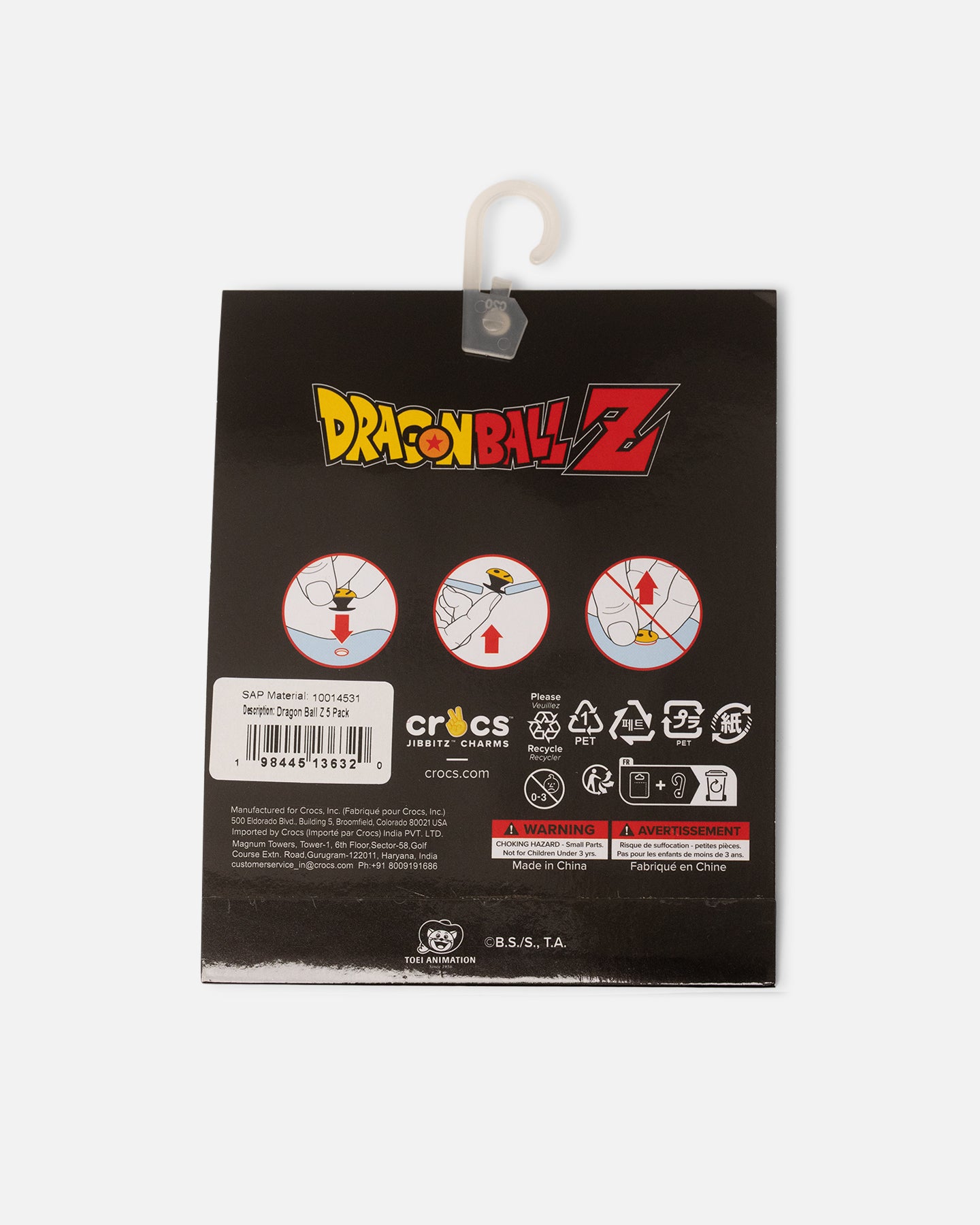 Crocs Dragon Ball Z Jibbitz™ Charms 5 Pack Multi、mySite、zt4zffjzw