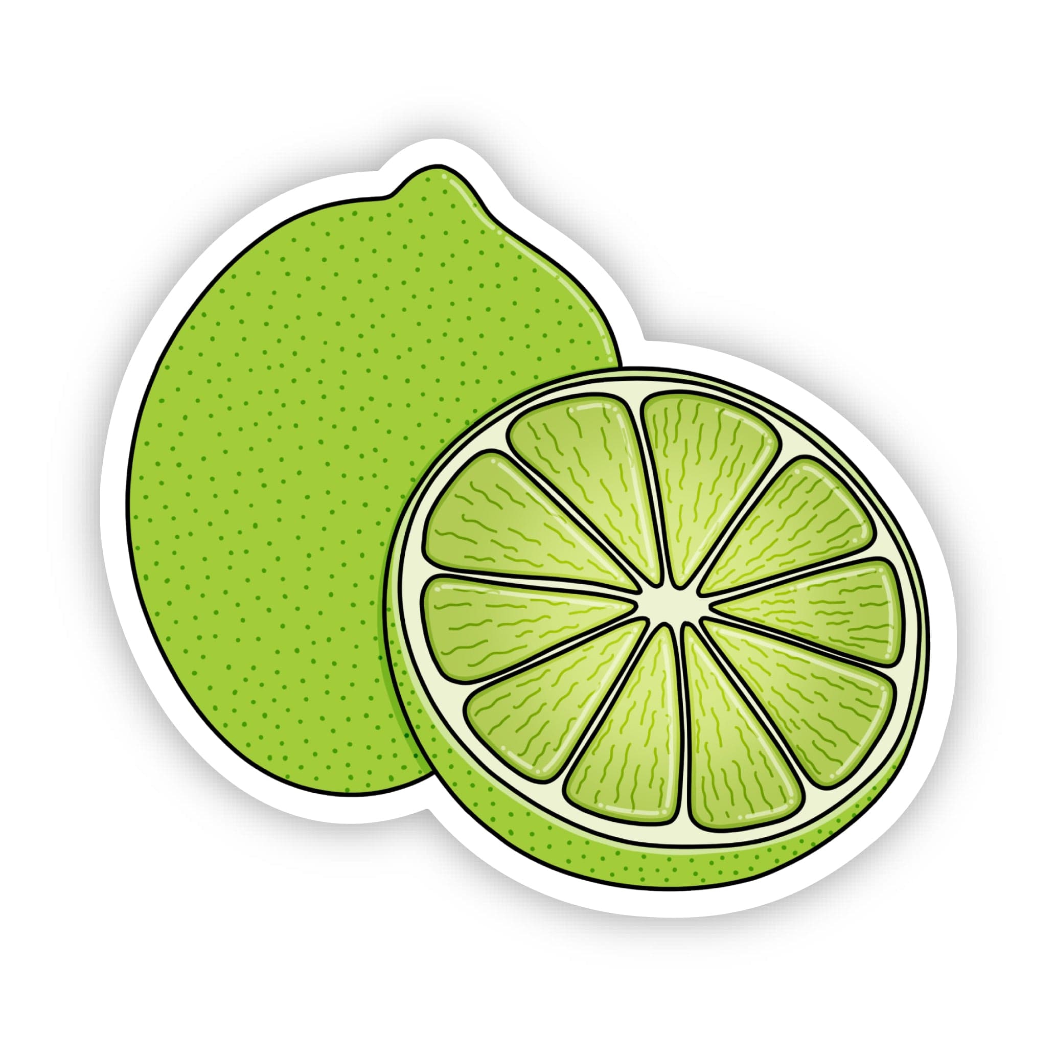  Lime Slice Sticker、mySite、ghnorth
