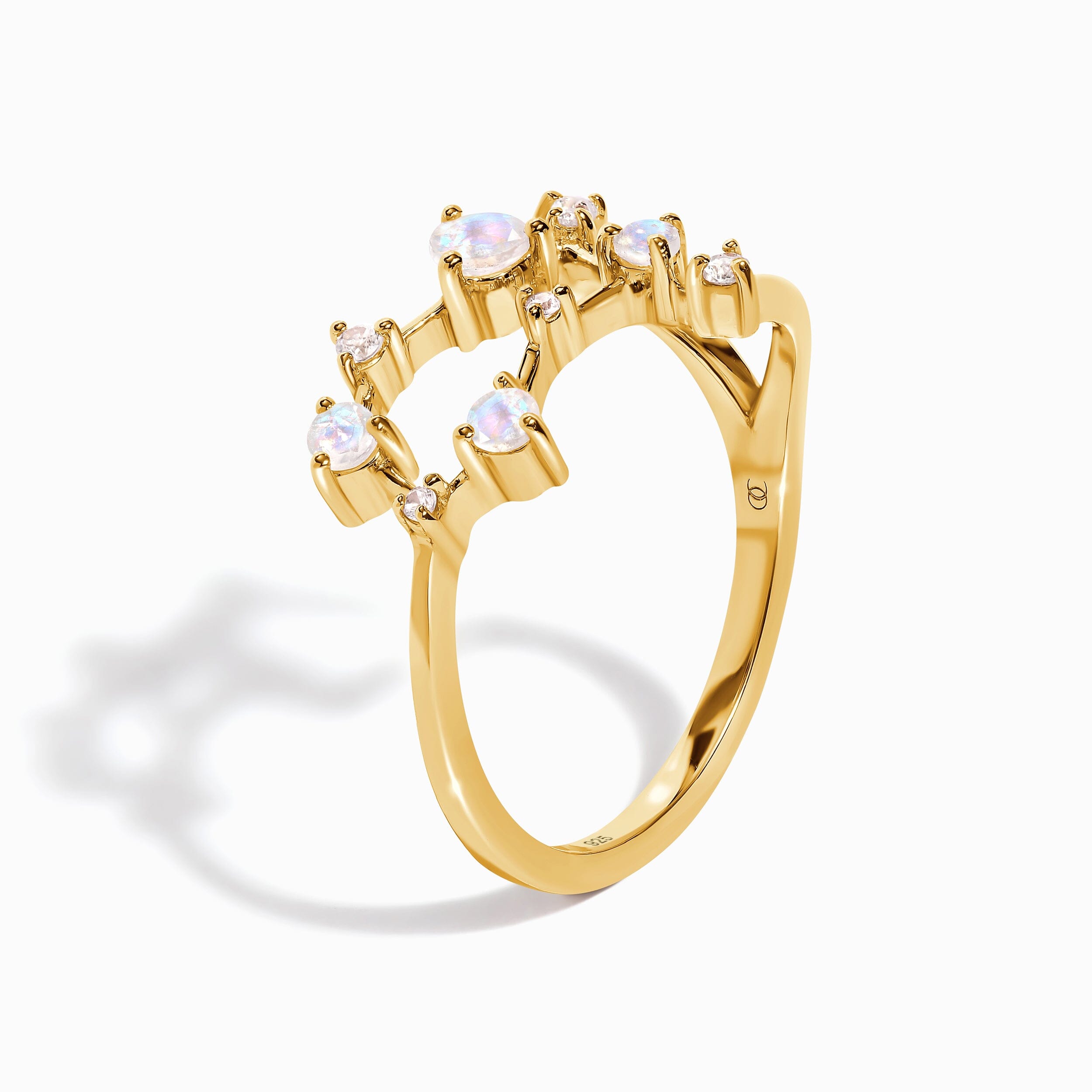 Moonstone Ring - Gemini Zodiac Constellation、mySite、hinf8tx79