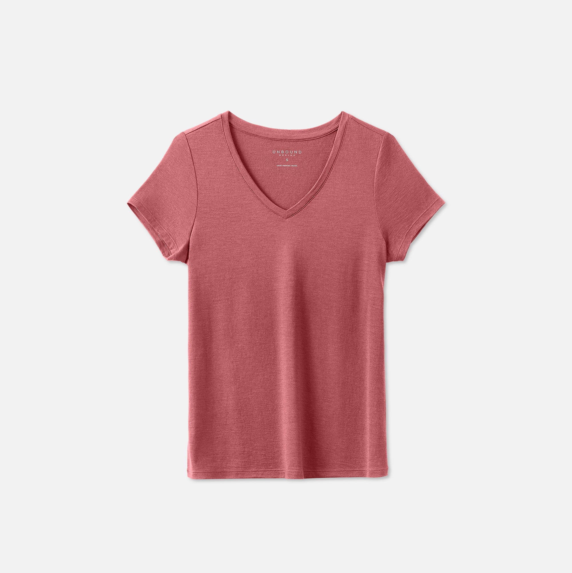 Women's Merino V-Neck T-Shirt、mySite、noshort