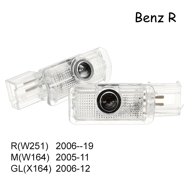 Custom logo 2x Mercedes-Benz DOOR LIGHT (PLUG&PLAY)、mySite、nflplayoffbracketp