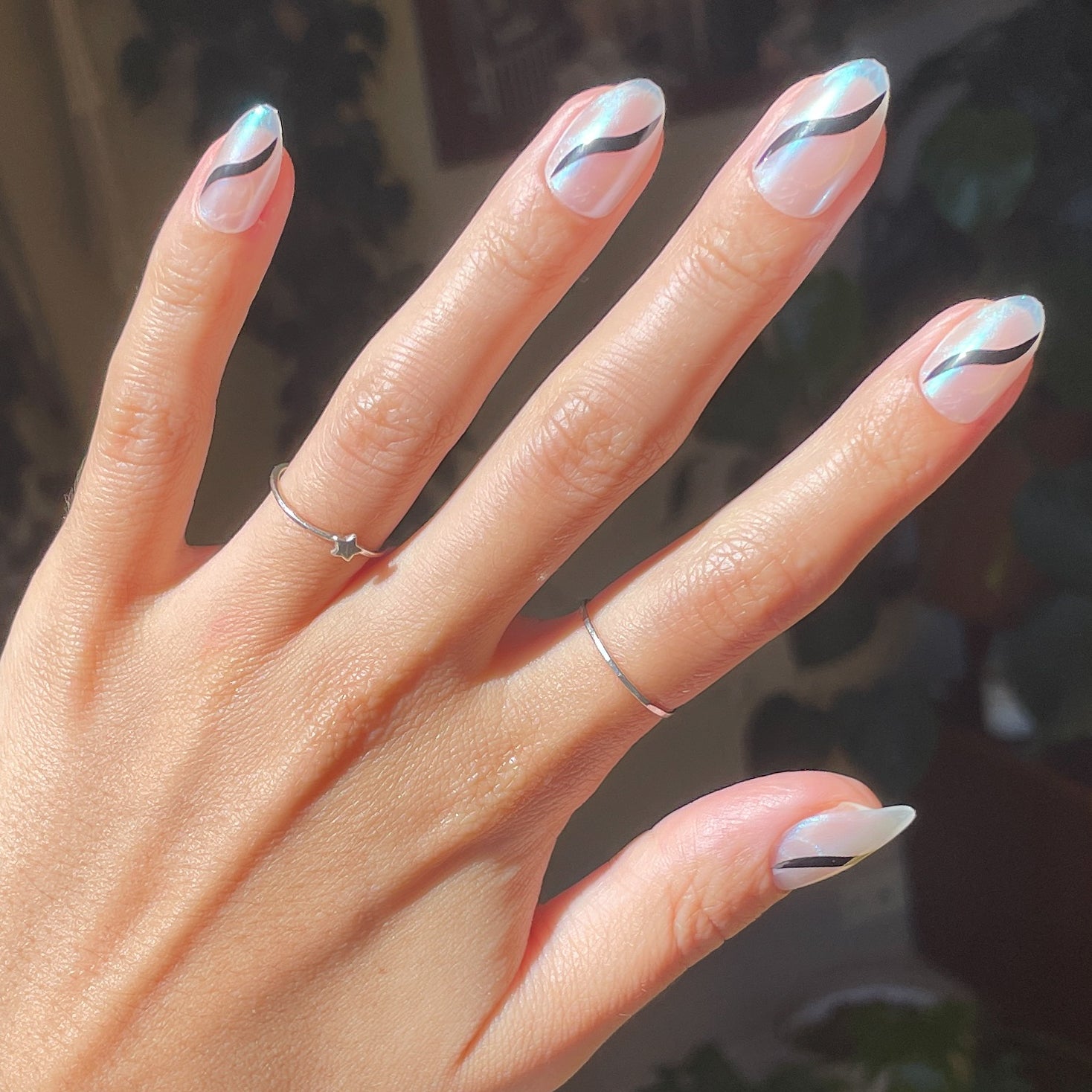 Simple Twist - Press-On | Medium | Almond、mySite、solidvoid