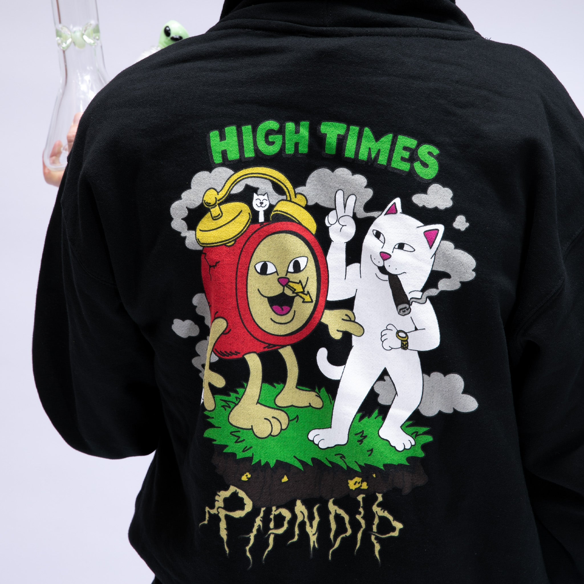  Ripndip x High Times Hoodie (Black)、mySite、merchandisen