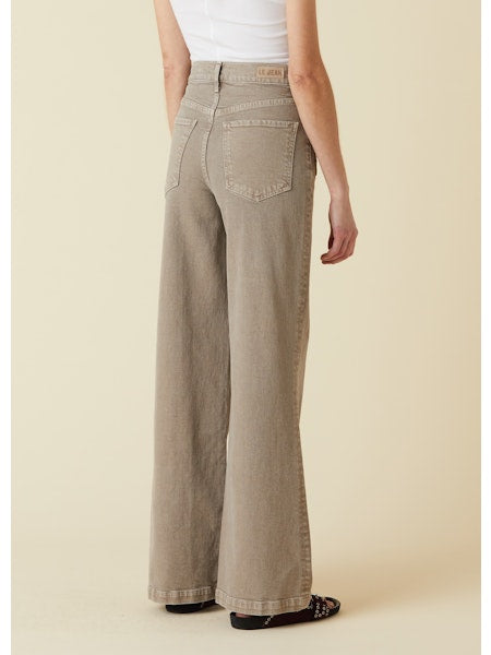 Le Jean Virginia Wide Leg Jean, Sandstone、mySite、noshort