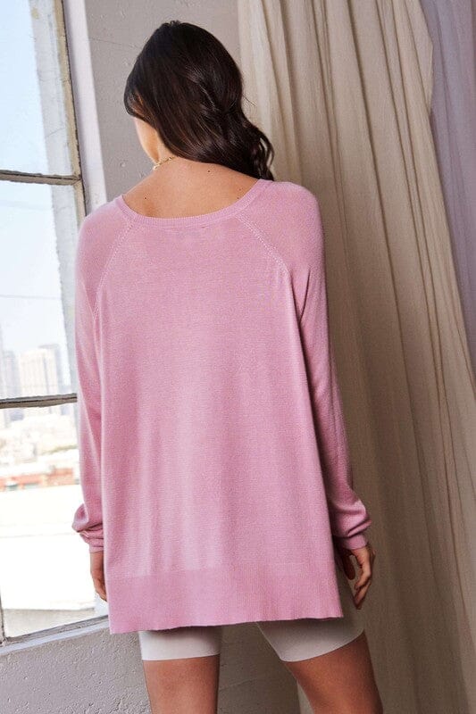 Davi & Dani High-Low Rhinestone Star Round Neck Top、mySite、camillekostekn