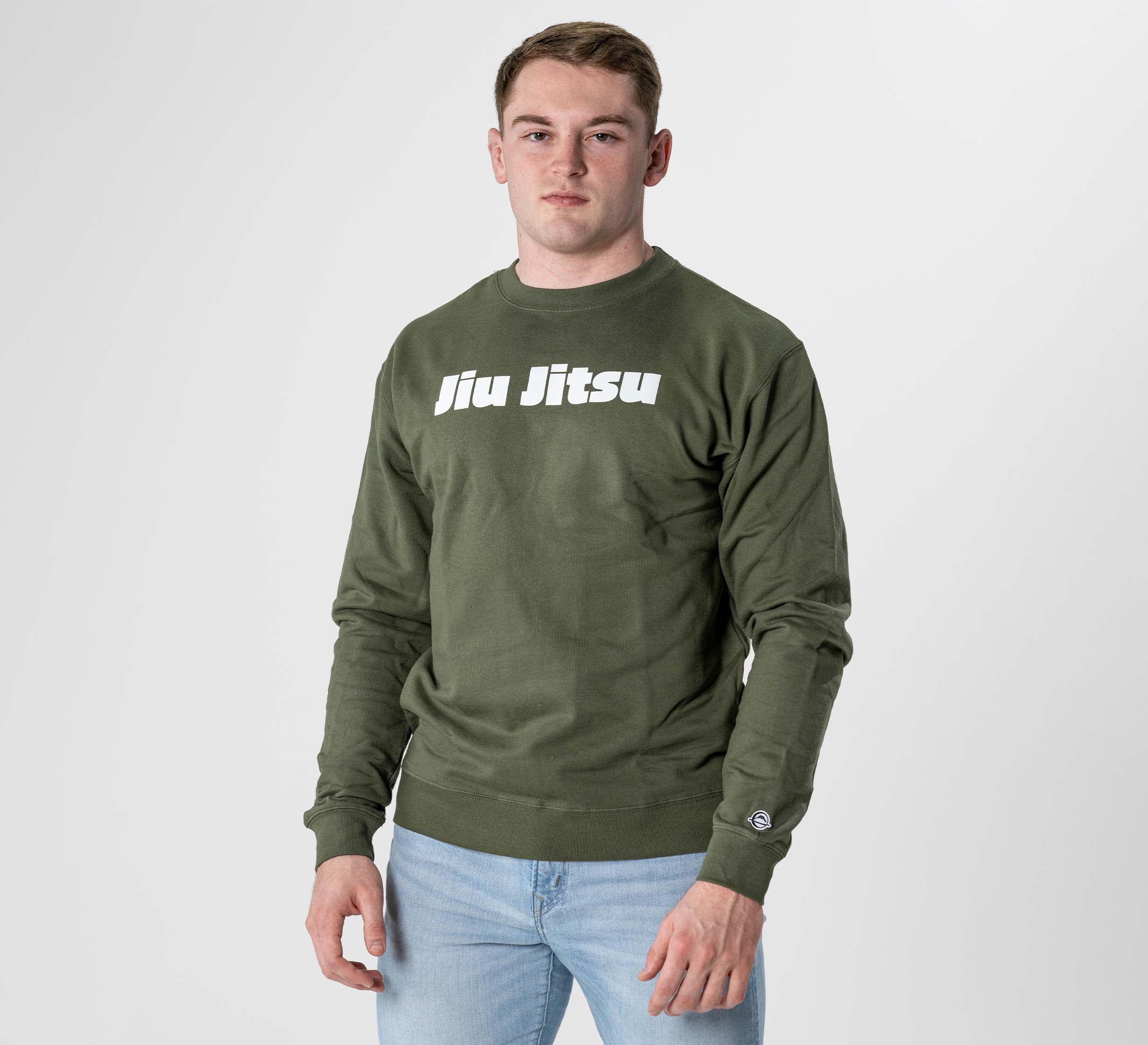Jiu Jitsu Player Crewneck Military Green、mySite、gigharbornorthrealestate