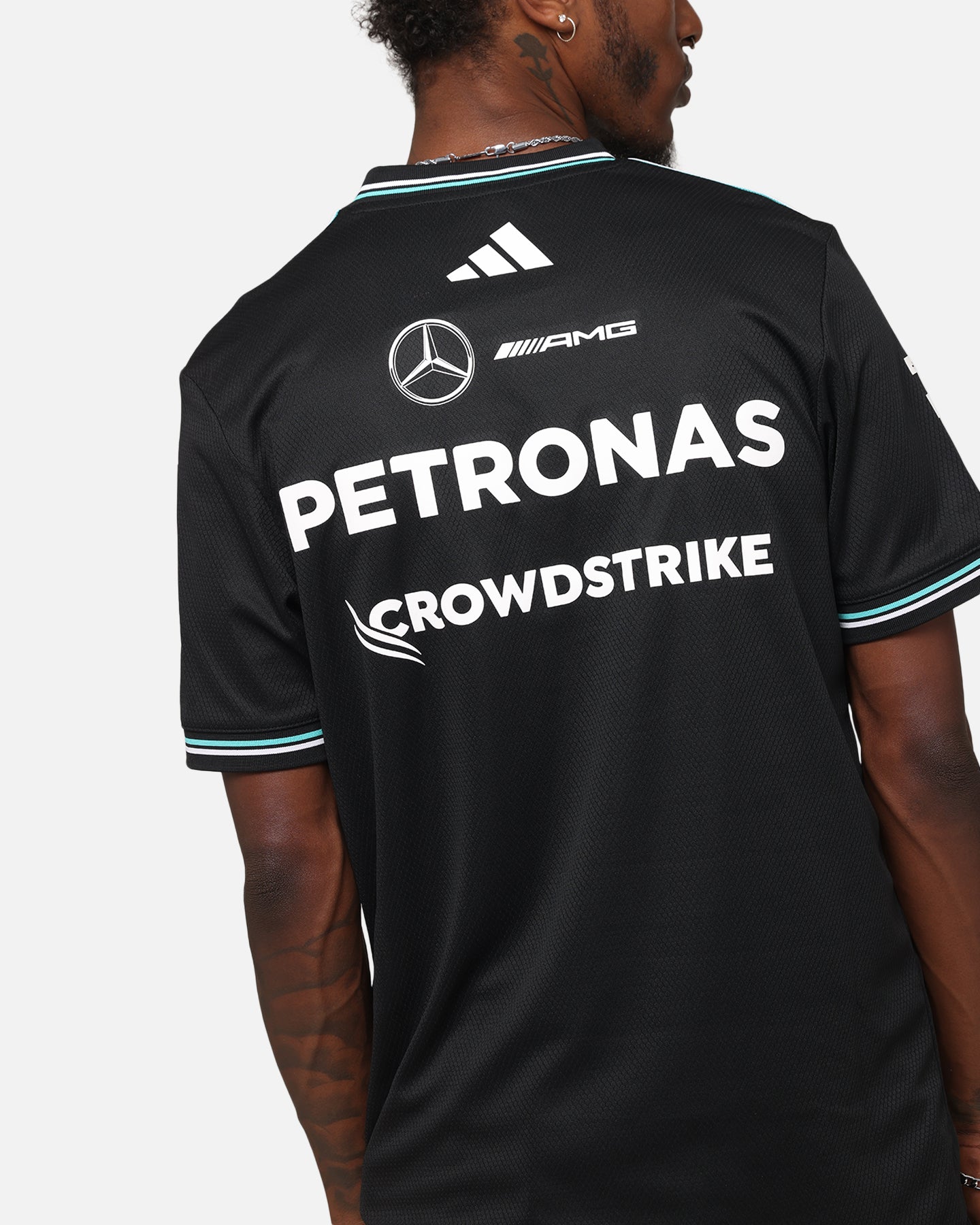 adidas x Mercedes-AMG PETRONAS Formula One F1 2025 Authentic Drive T-Shirt Black、mySite、zt4zffjzw