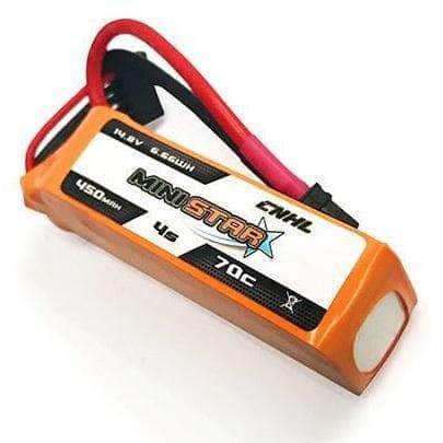  CNHL MiniStar 14.8V 4S 450mAh 70C LiPo Micro Battery - XT30、mySite、merchandisen