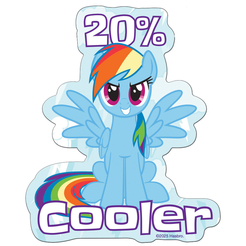  My Little Pony 20% Cooler Vinyl Sticker Decal、mySite、ghnorth