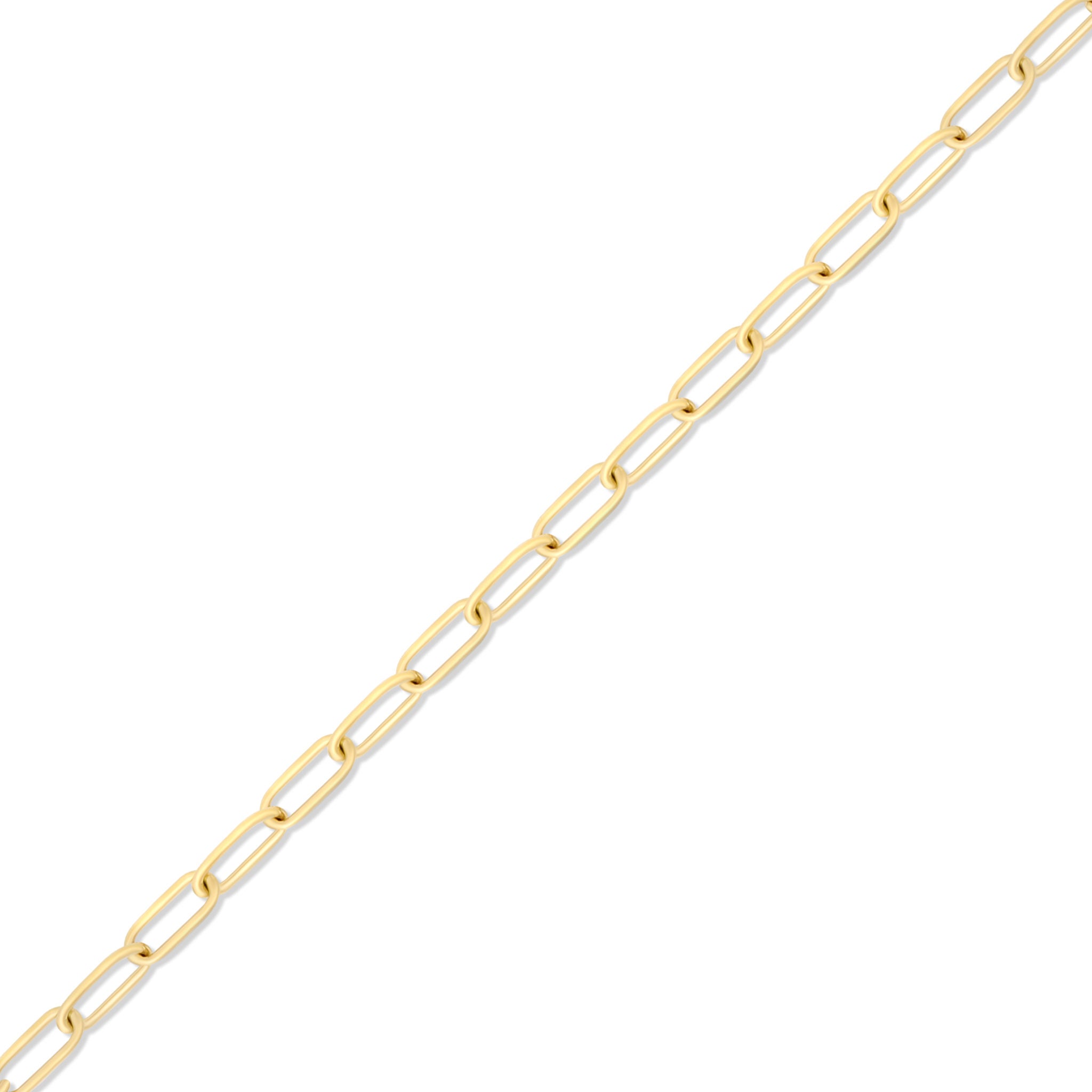 2.0 mm Fine Paperclip Chain 14K Solid Gold Permanent Jewelry Link - By the Inch / PMJ0014、mySite、dreamappss