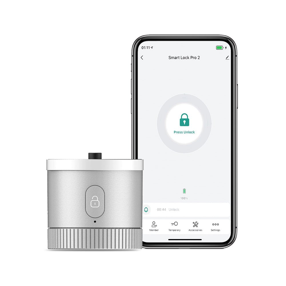 【US Version】 MOES Bluetooth Smart Door Lock Bank-grade AES128 Bit and TLS Encryption Bluetooth Sensor APP Remote Unlocking Scene Linkage、mySite、fannypackpong