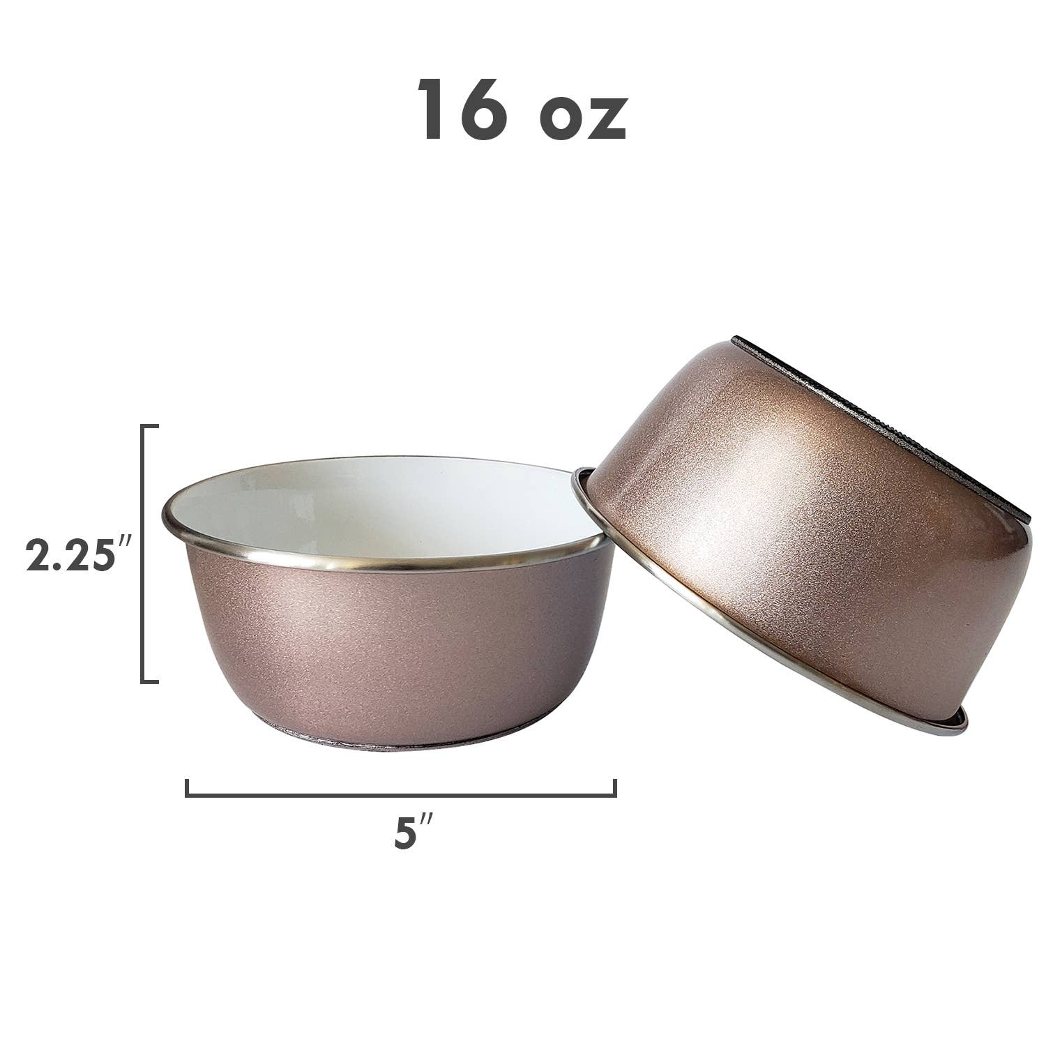 Rose Gold Pet Bowls-Eating with Style! Durobolz *、mySite、g9winljtr