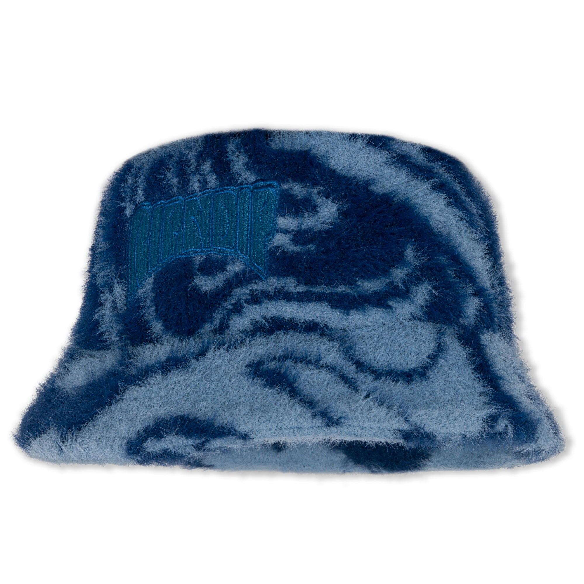  Psychedelic Faux Mohair Bucket Hat (Dark Slate)、mySite、merchandisen