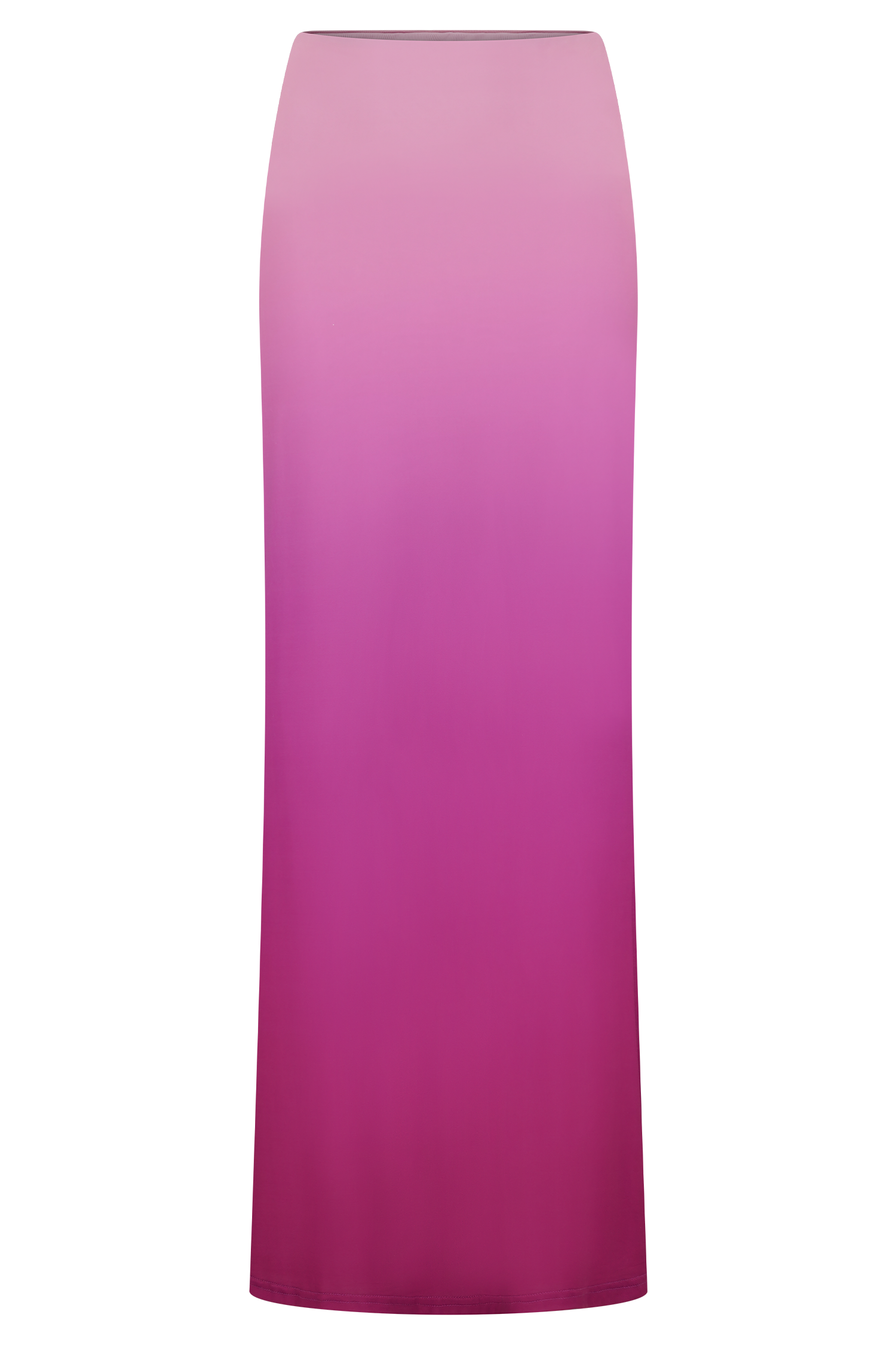Bruna Slinky Fishtail Maxi Skirt - Ombre Pink、mySite、solidvoid
