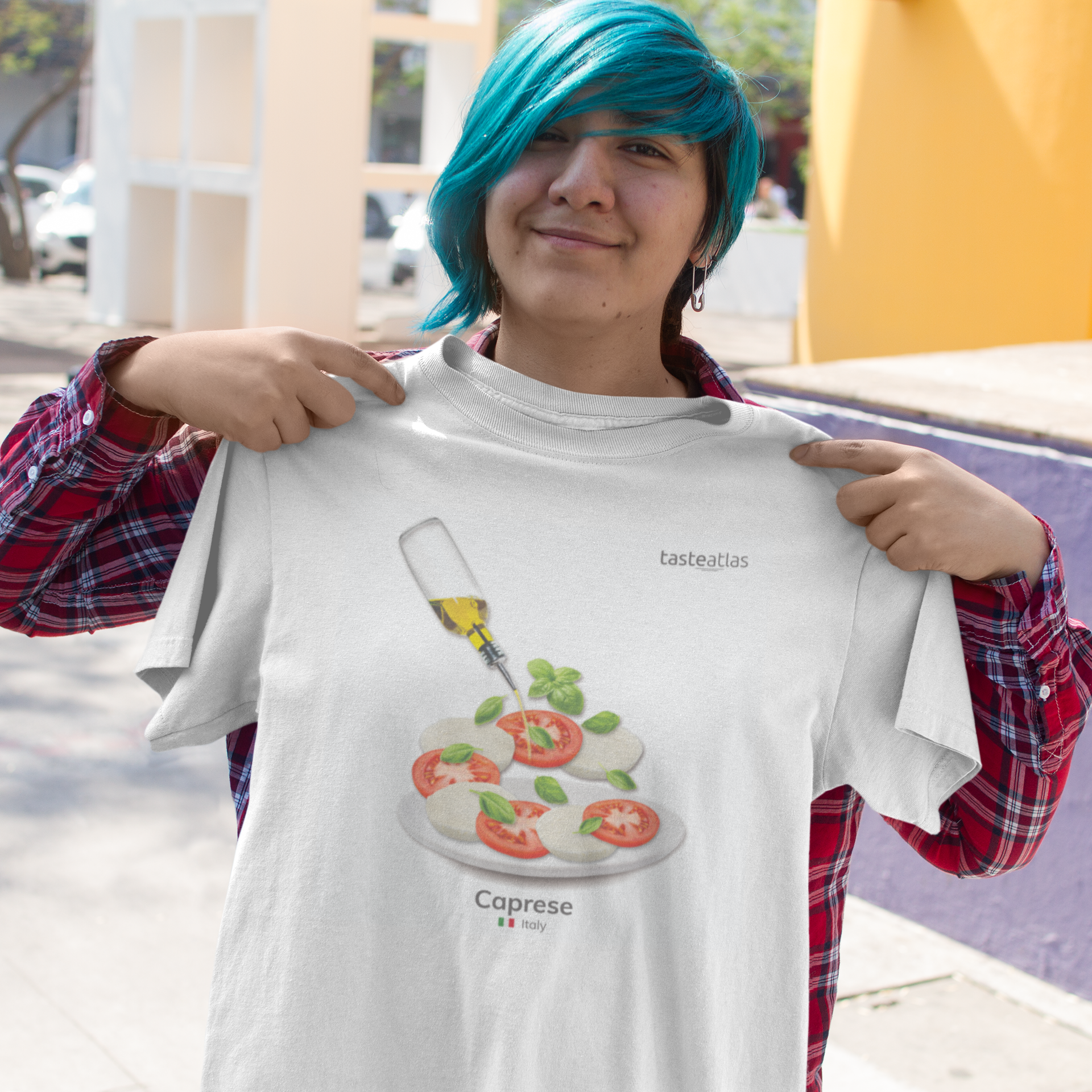 Caprese Short-Sleeve Unisex T-Shirt、mySite、camillekostekn