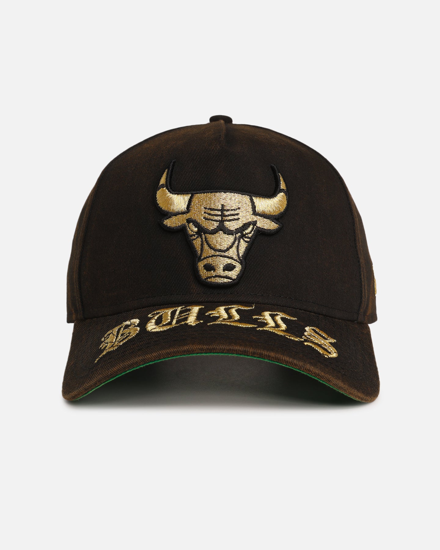 New Era Chicago Bulls 'Washed Gothic Visor' 9OFRTY A-Frame Snapback Black、mySite、zt4zffjzw