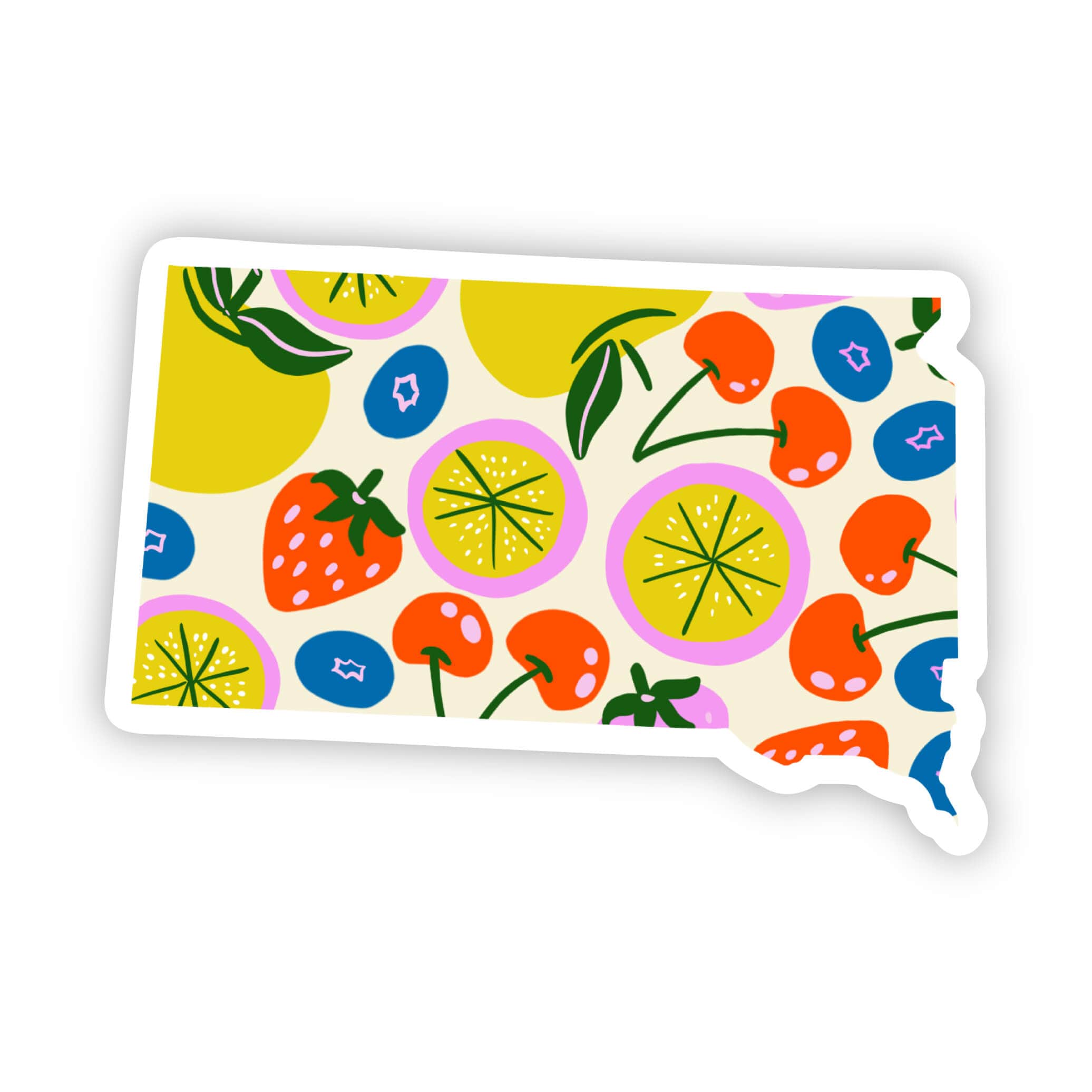  South Dakota Sticker - Cute Fruits、mySite、ghnorth