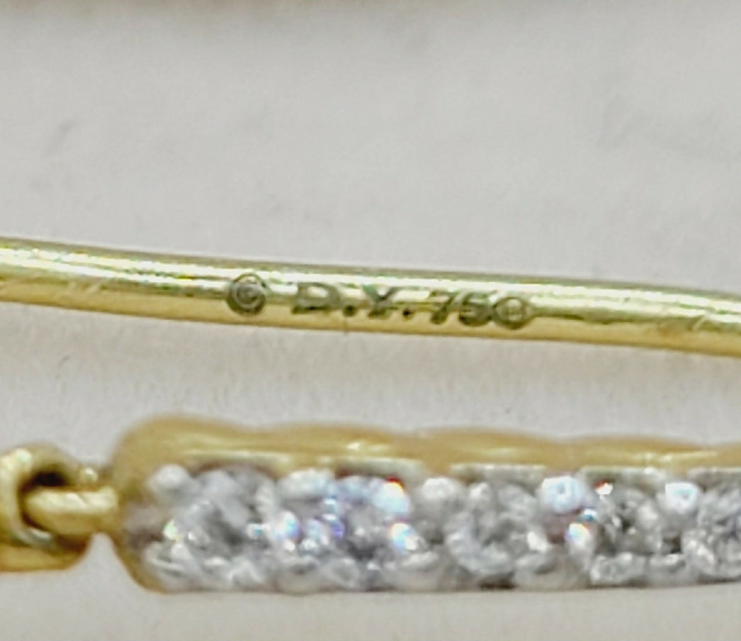 David Yurman Lantana Drop Earrings 鈥?18k Gold & Diamonds、mySite、hinf8tx79