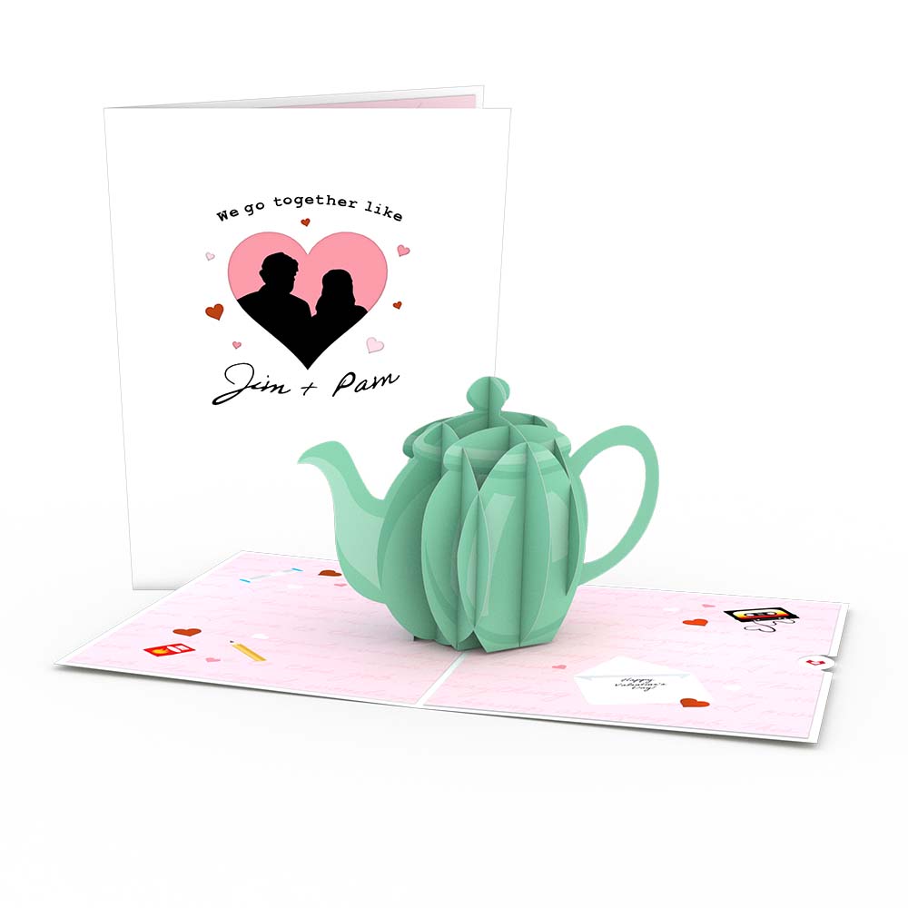 The Office We Go Together Like Jim and Pam Pop-Up Card、mySite、solidvoid